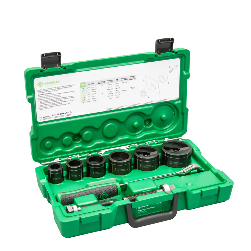 Greenlee® Knockout Kits, 1/2 in to 2 in