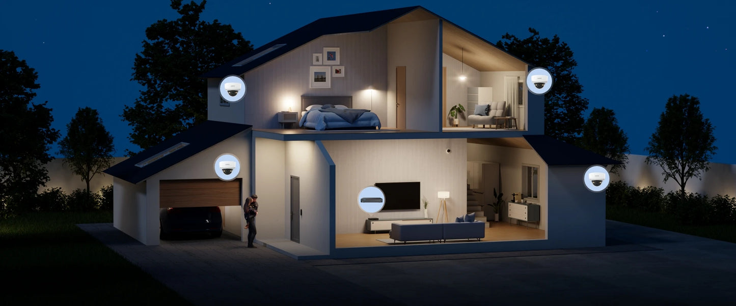 Smart 12MP IK10 PoE Surveillance System with 145° View