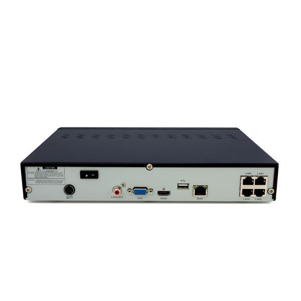 Complete 4-Channel R-Series 5MP IP Turret Video Surveillance System