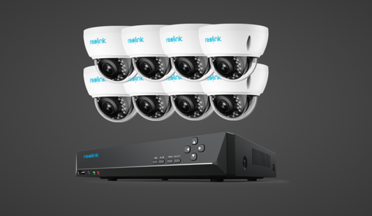 Reolink 4K IK10 PoE Security System with 24/7 Recording & Smart Detection