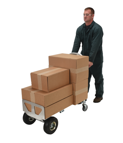 Aluminum 2 in 1 Convertible Hand Truck 18-7/8 In. x 20-1/2 In. x 51-1/2 In.