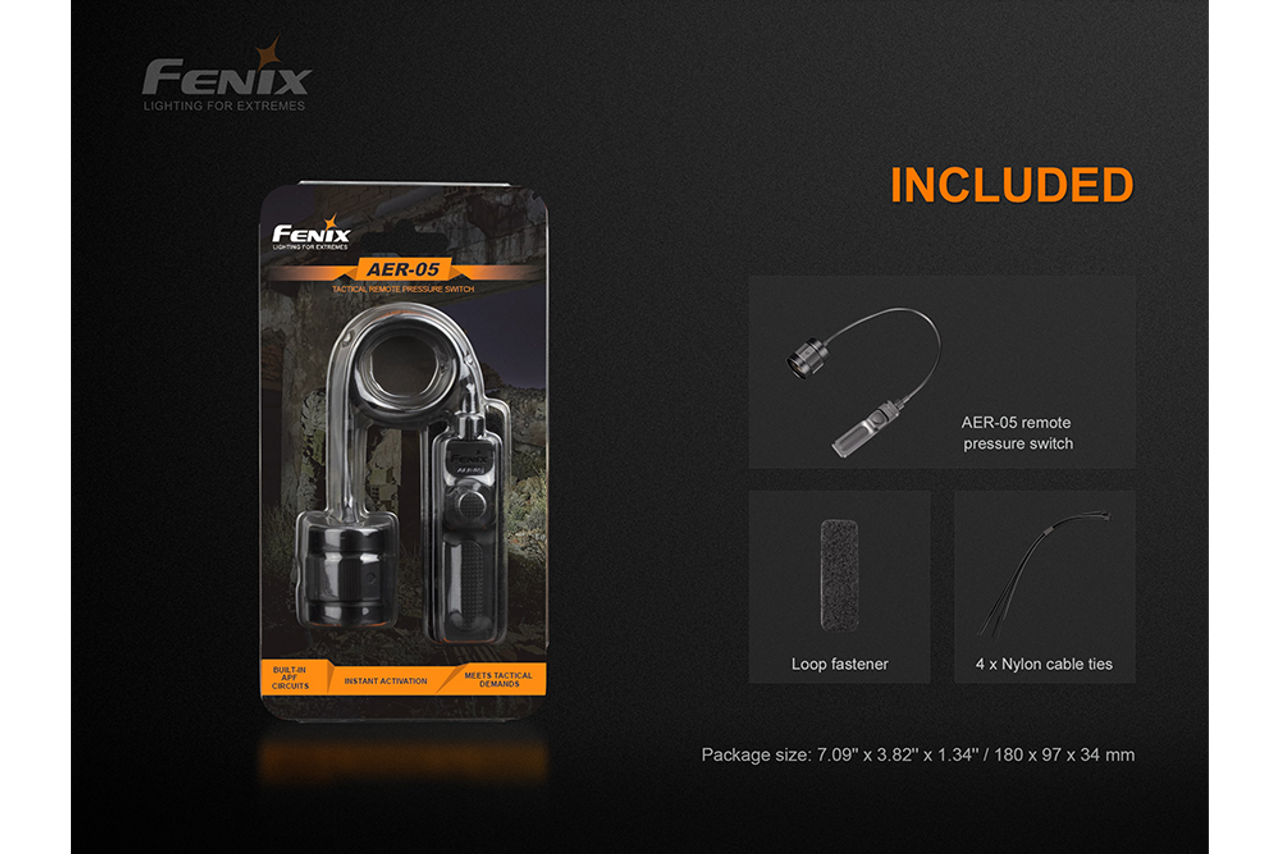 Fenix AER-05 Tactical Remote Pressure Switch For APF Flashlights