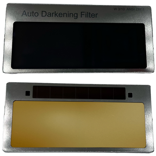 Armour Guard Mage Gold Plated 2" X 4-1/4" Stainless Steel ADF Shade 10