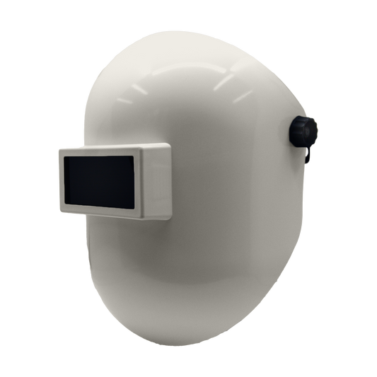 Armour Guard Sugar Scoop 2 x 4.25" White Fiberglass Welding Helmet (QTY-4)