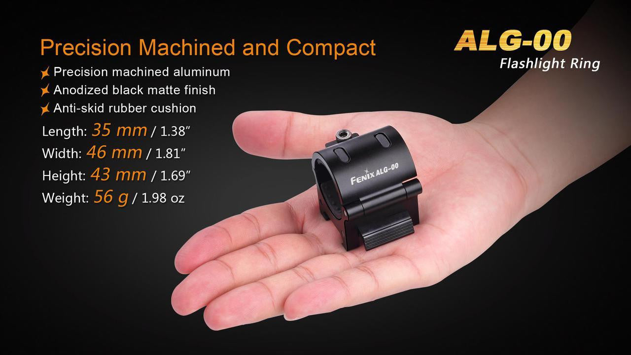 Fenix ALG-00 Flashlight Quick-Release Tactical Ring Mount