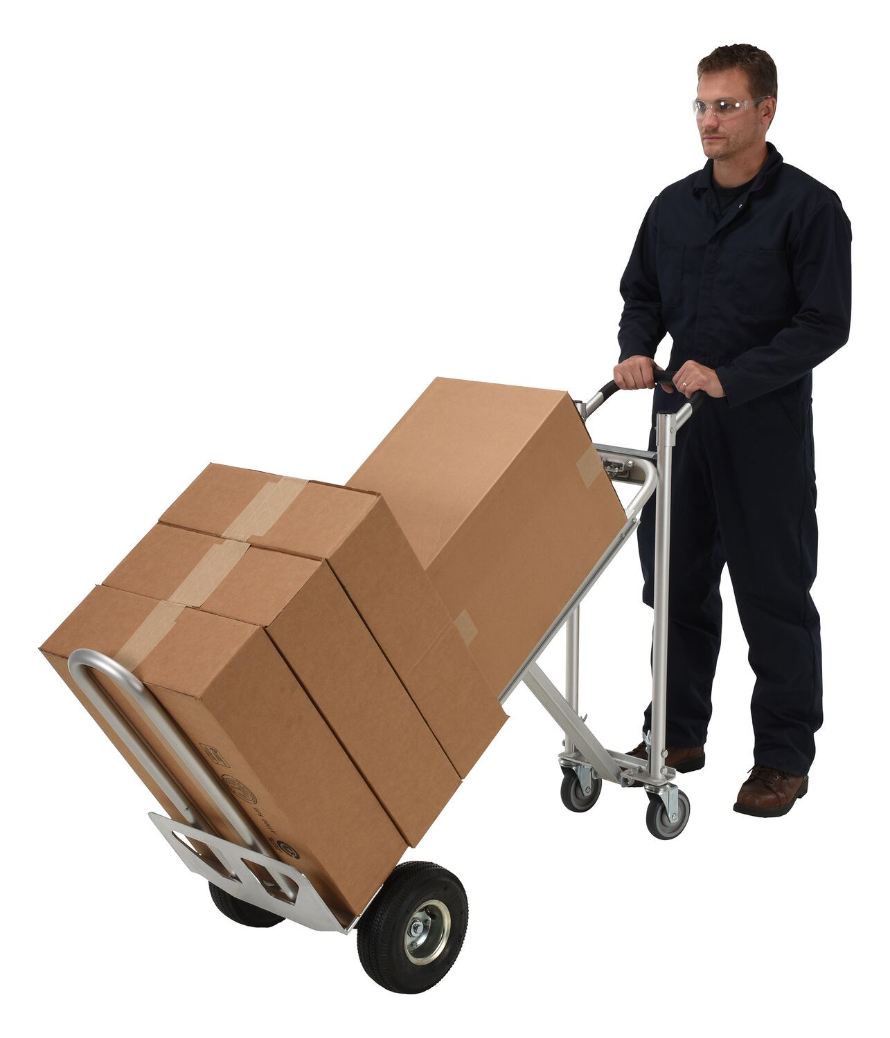 Deluxe Aluminum 3 in 1 Hand Truck