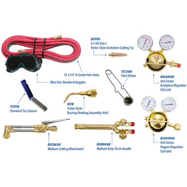 Blue Star Heavy Duty Torch Outfit