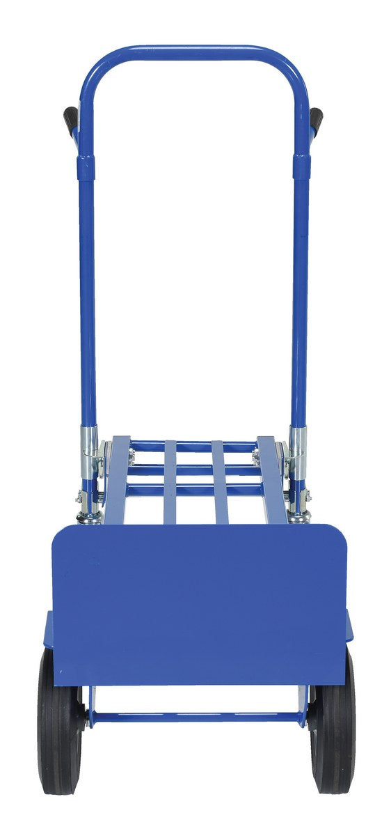 Steel Convertible Hand Truck 500 Lb. Capacity Blue