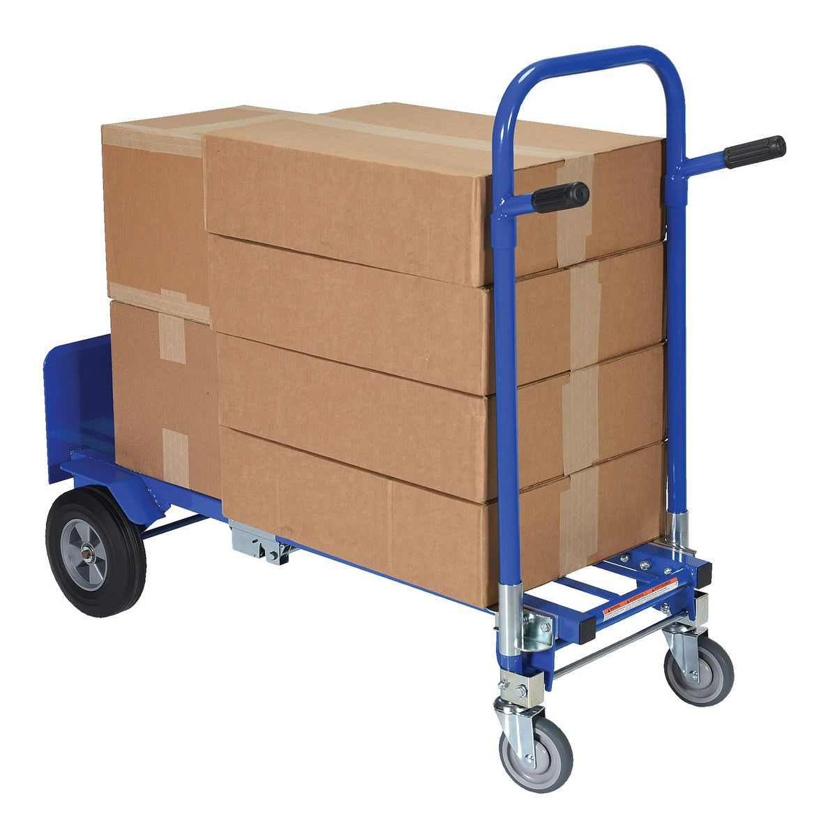 Steel Convertible Hand Truck 500 Lb. Capacity Blue