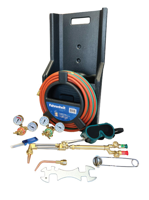 Welding and Cutting Kit, Portable V Style CGA540/MC CGA200 (with 15 ft. hose)