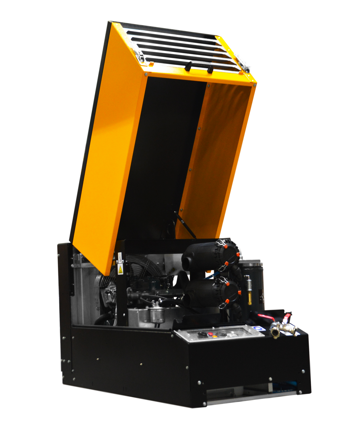 Trailer mounted Kubota Diesel Driven 90 CFM Rotary Screw Air Compressor