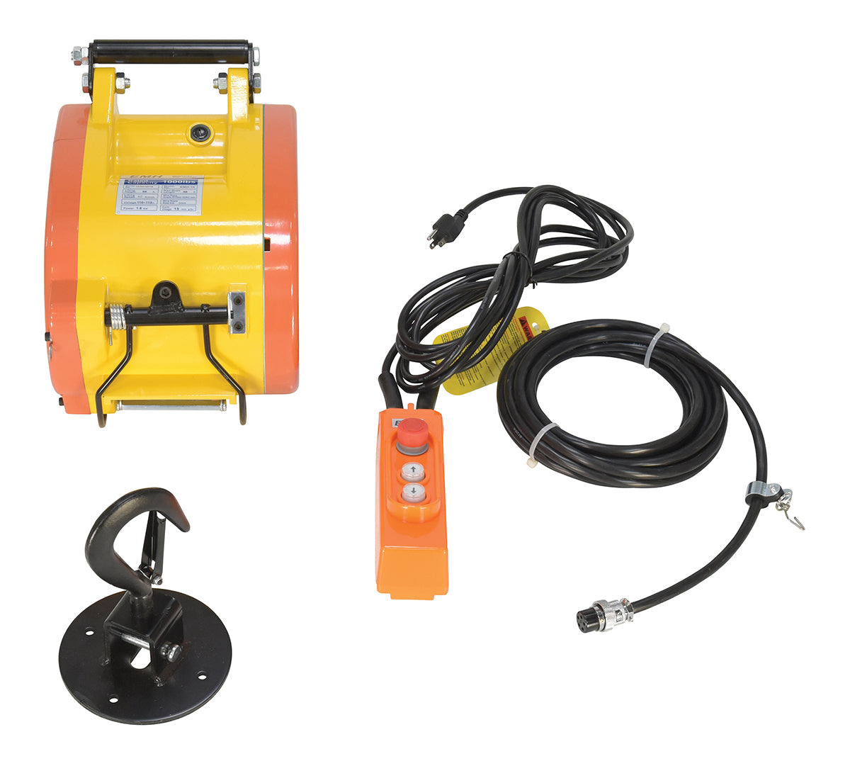 Steel Electric Mini Hanging Cable Hoist 1000 Lb.