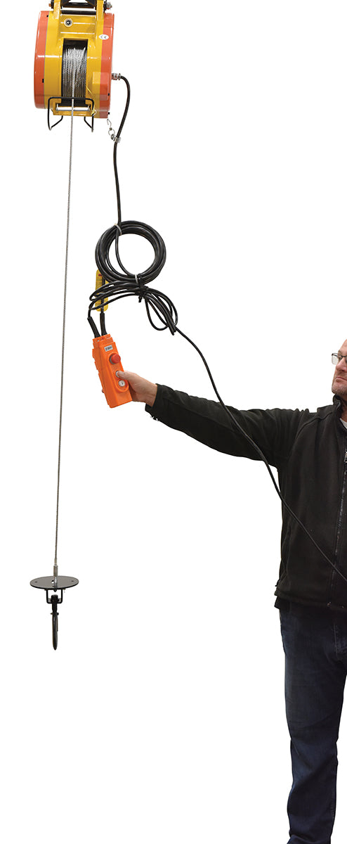 Steel Electric Mini Hanging Cable Hoist 1000 Lb.