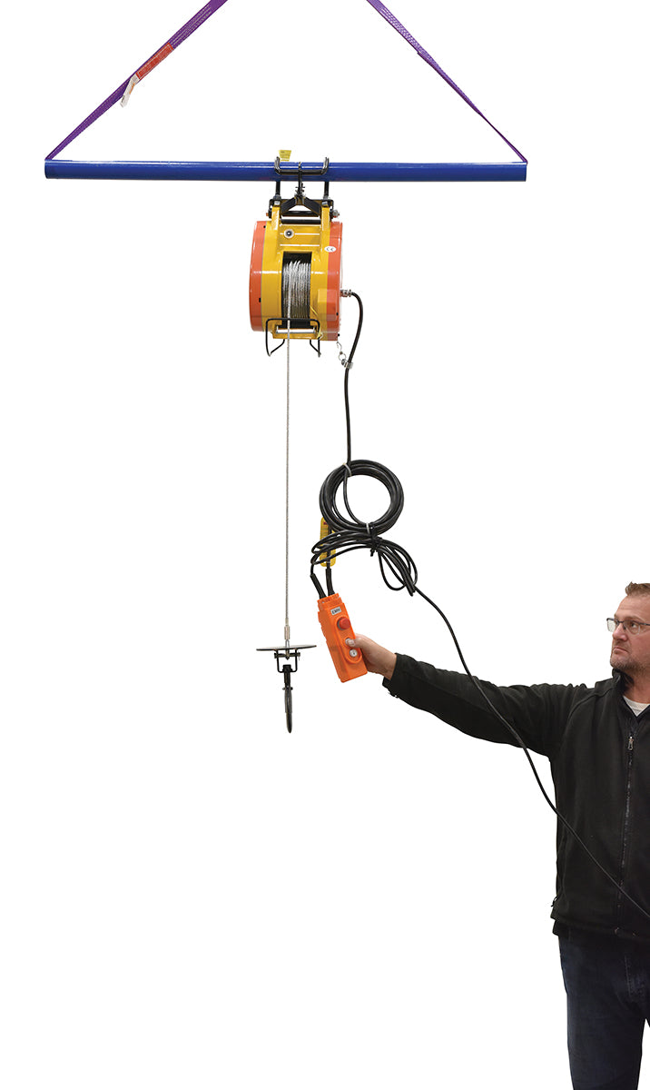 Steel Electric Mini Hanging Cable Hoist 1000 Lb.
