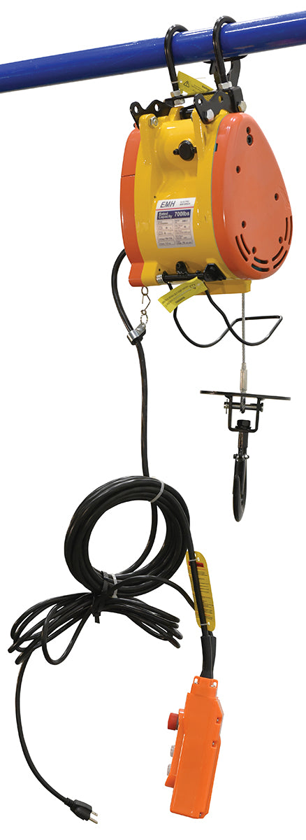 Steel Electric Mini Hanging Cable Hoist 700lb Cap