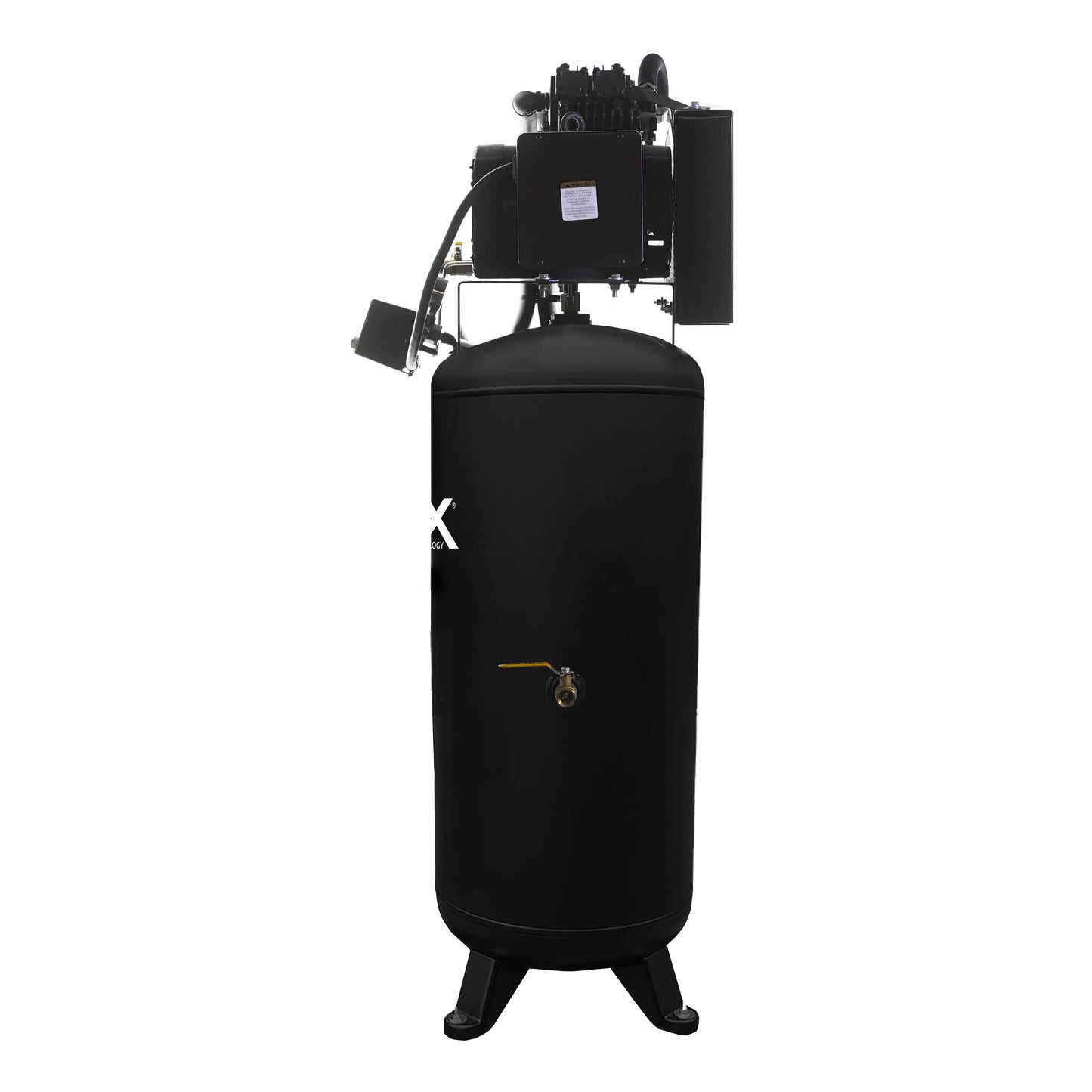 EMAX Silent Air Industrial 5HP 2CYL Single Stage 19CFM 60 Gallon Air Compressor