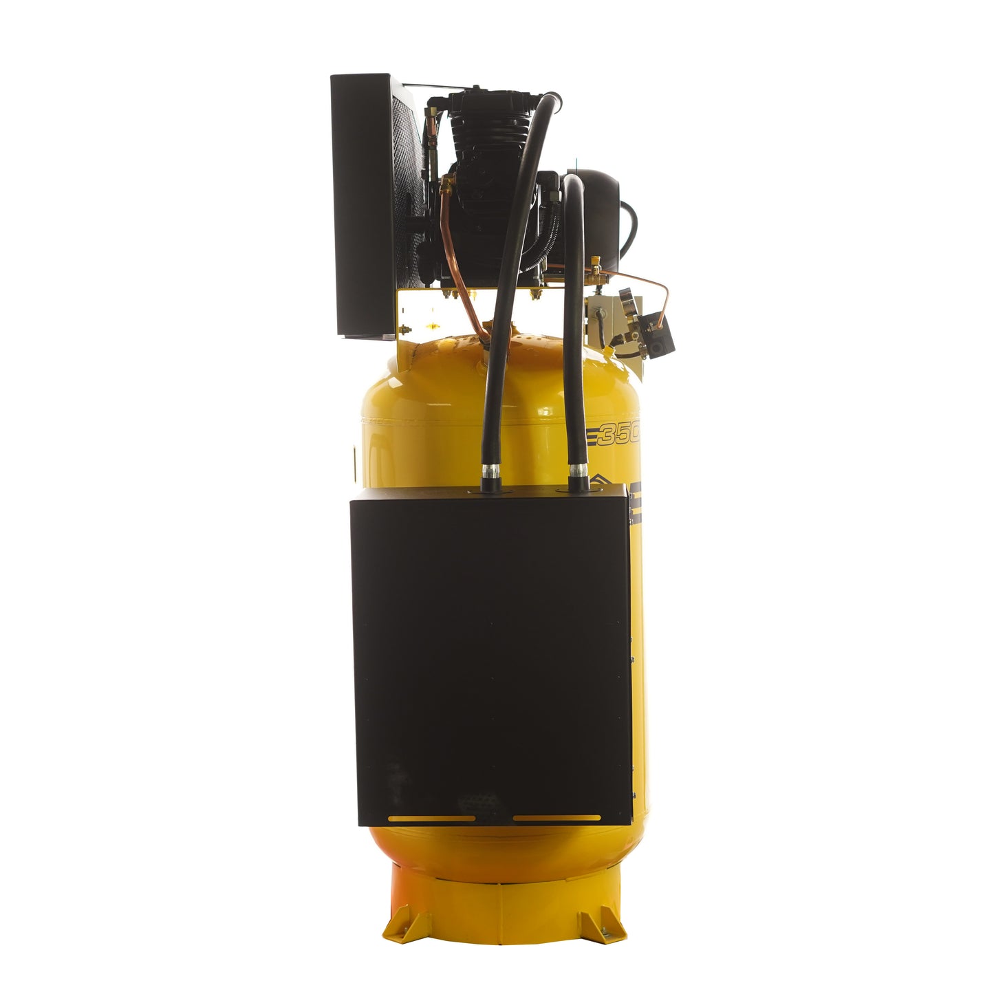 80 Gal. 7.5 HP 3-Cylinder 1-Phase 175 PSI Silent Air Electric Air Compressor with Isolator Pads and Auto Drain