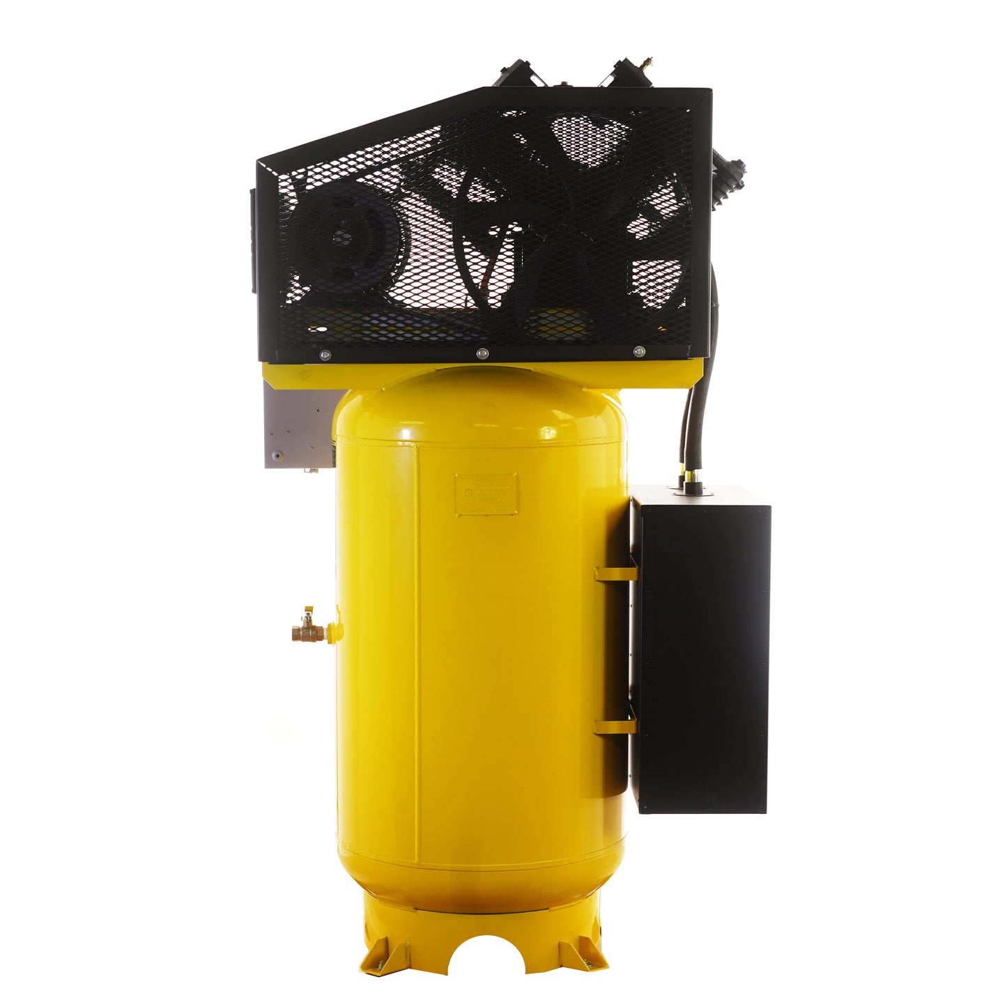 EMAX Silent Air Industrial 10HP V4 Two Stage 1Ph 38CFM 80 Gallon Air Compressor