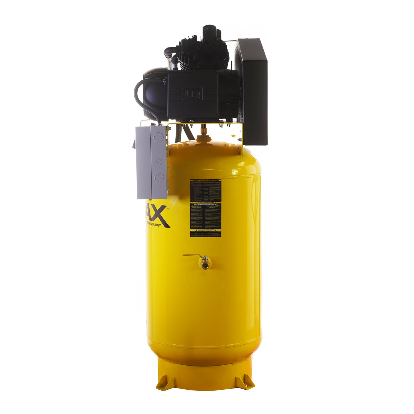 EMAX Silent Air Industrial 10HP V4 Two Stage 1Ph 38CFM 80 Gallon Air Compressor