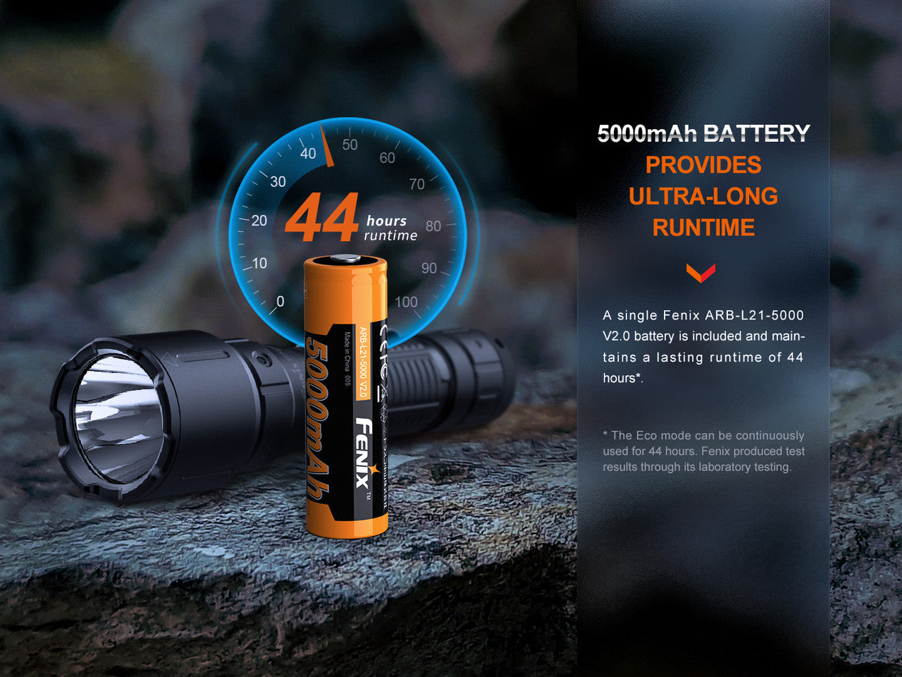 Fenix WF26R Cradle Charging Duty Flashlight
