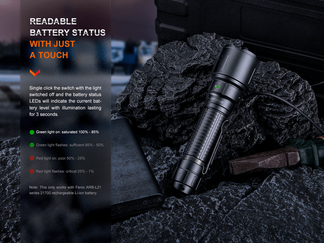 Fenix WF26R Cradle Charging Duty Flashlight