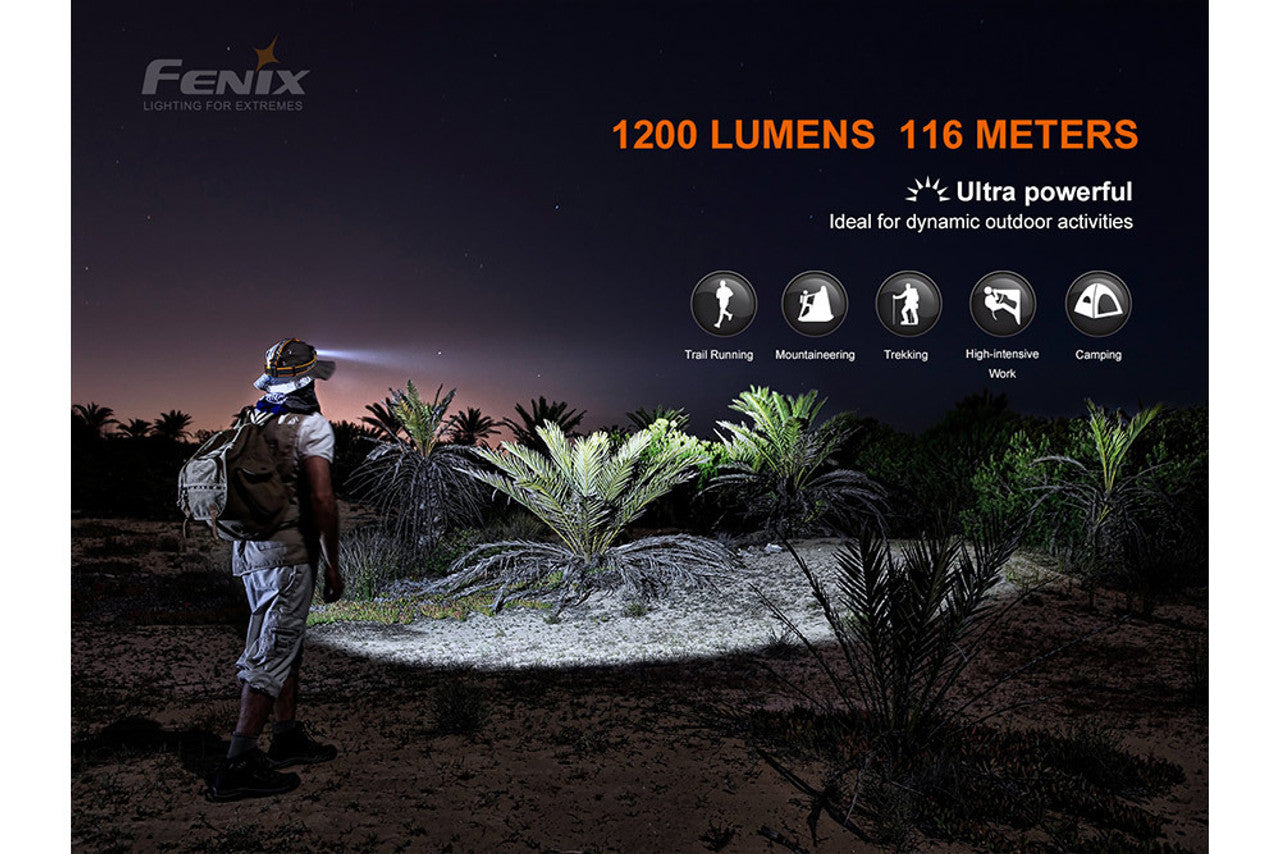 Fenix HM60R Outdoor Headlamp - 1200 Lumens