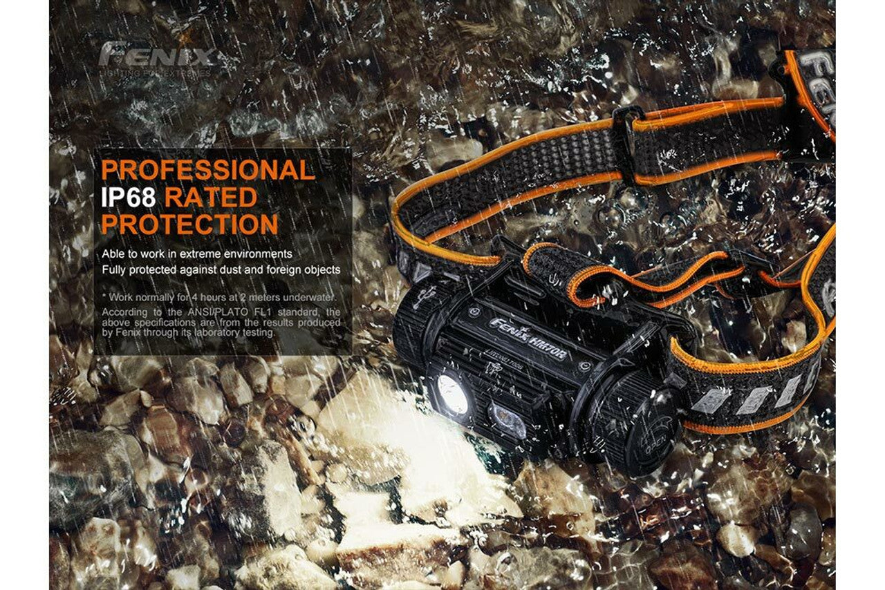 Fenix HM70R 21700 Rechargeable Headlamp - 1600 Lumens
