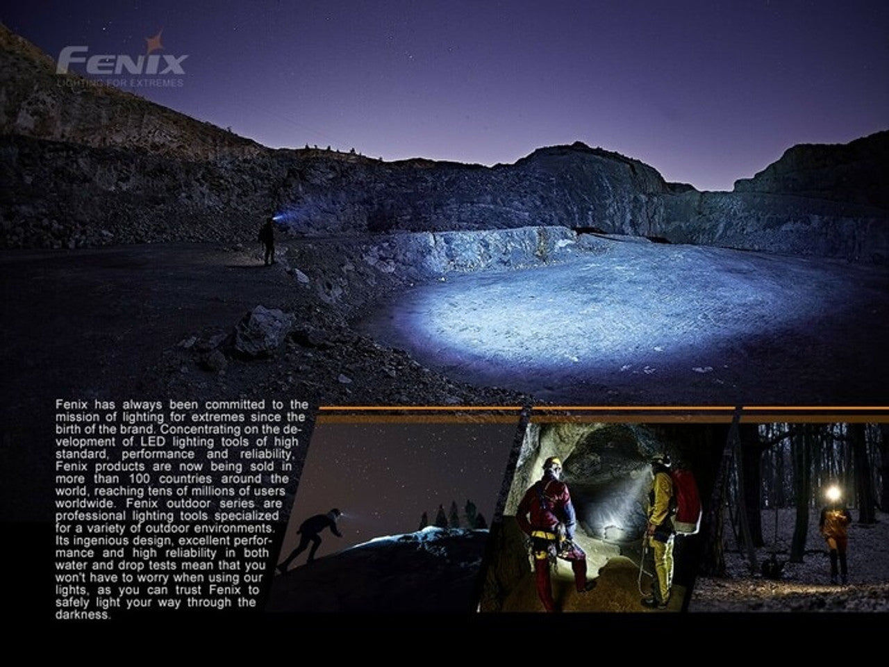 Fenix HP16R Rechargeable Headlamp 1250 Lumens