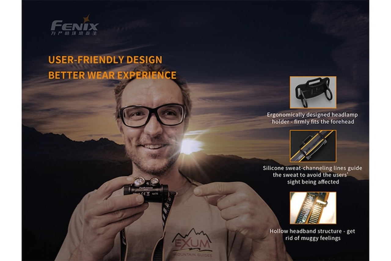 Fenix HM65R Rechargeable Headlamp 1400 Lumens