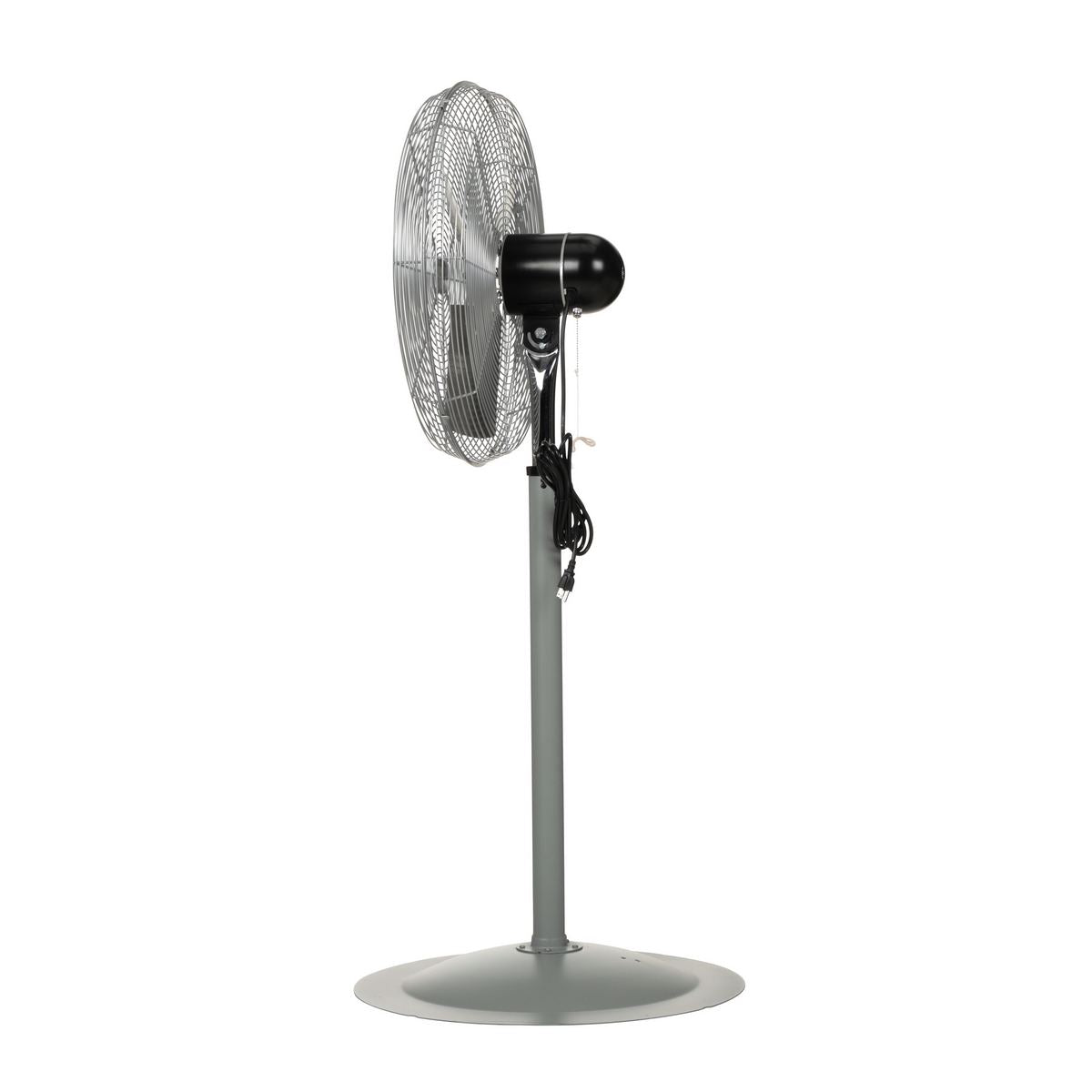 Steel Pedestal Circulatory Fan 65-1/2 In. Height Silver