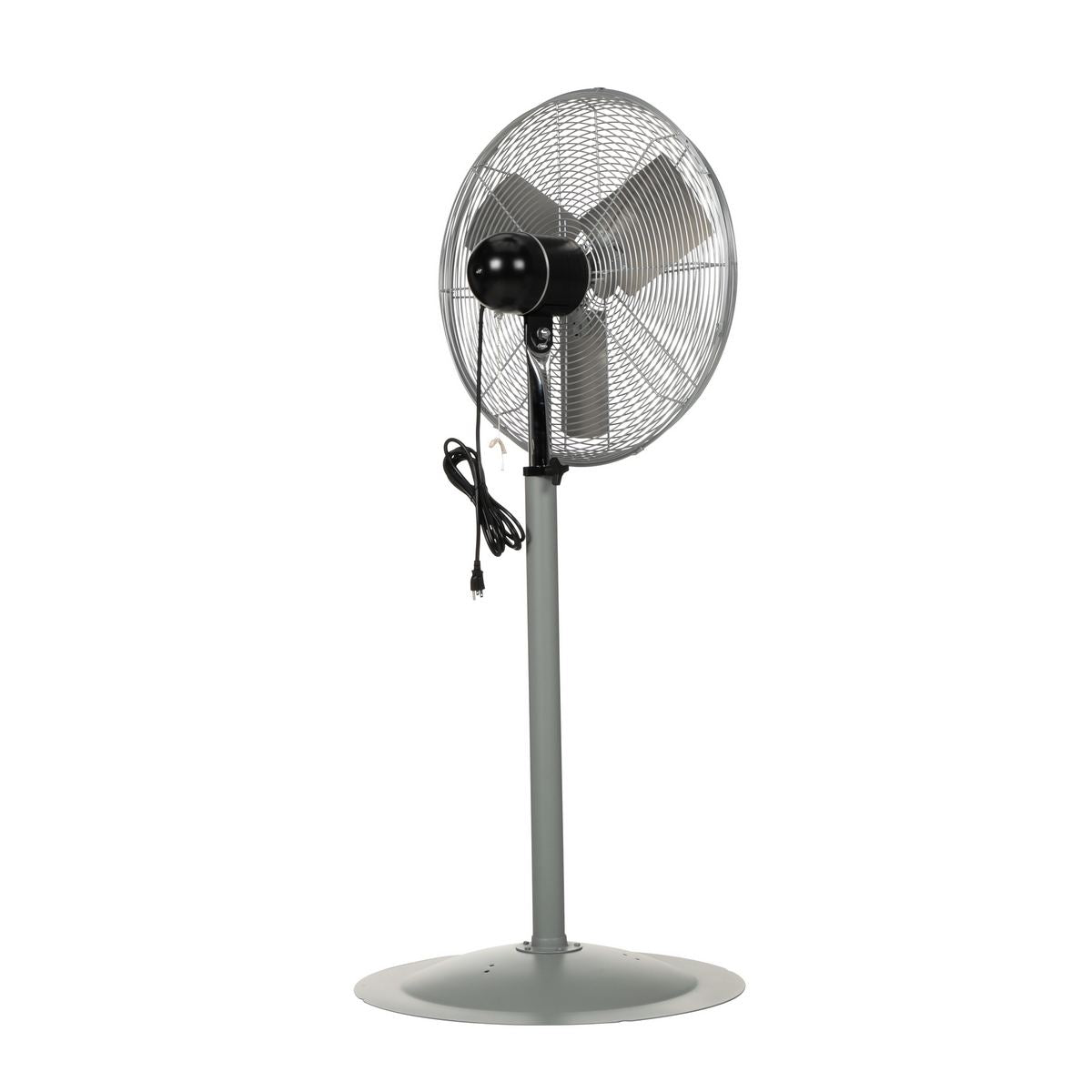 Steel Pedestal Circulatory Fan 65-1/2 In. Height Silver
