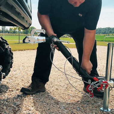 Trailer mounted Kubota Diesel Driven 90 CFM Rotary Screw Air Compressor
