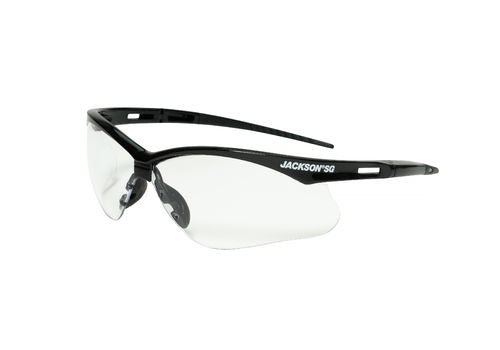 Jackson SG Safety Glasses - Clear Lens - Black Frame