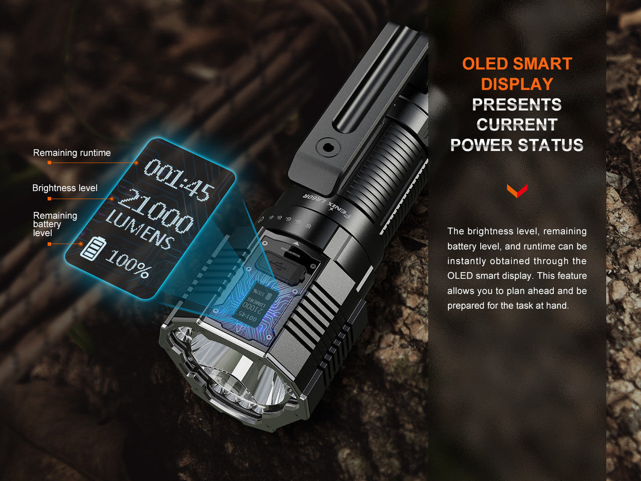 Fenix LR60R Long Range Flashlight
