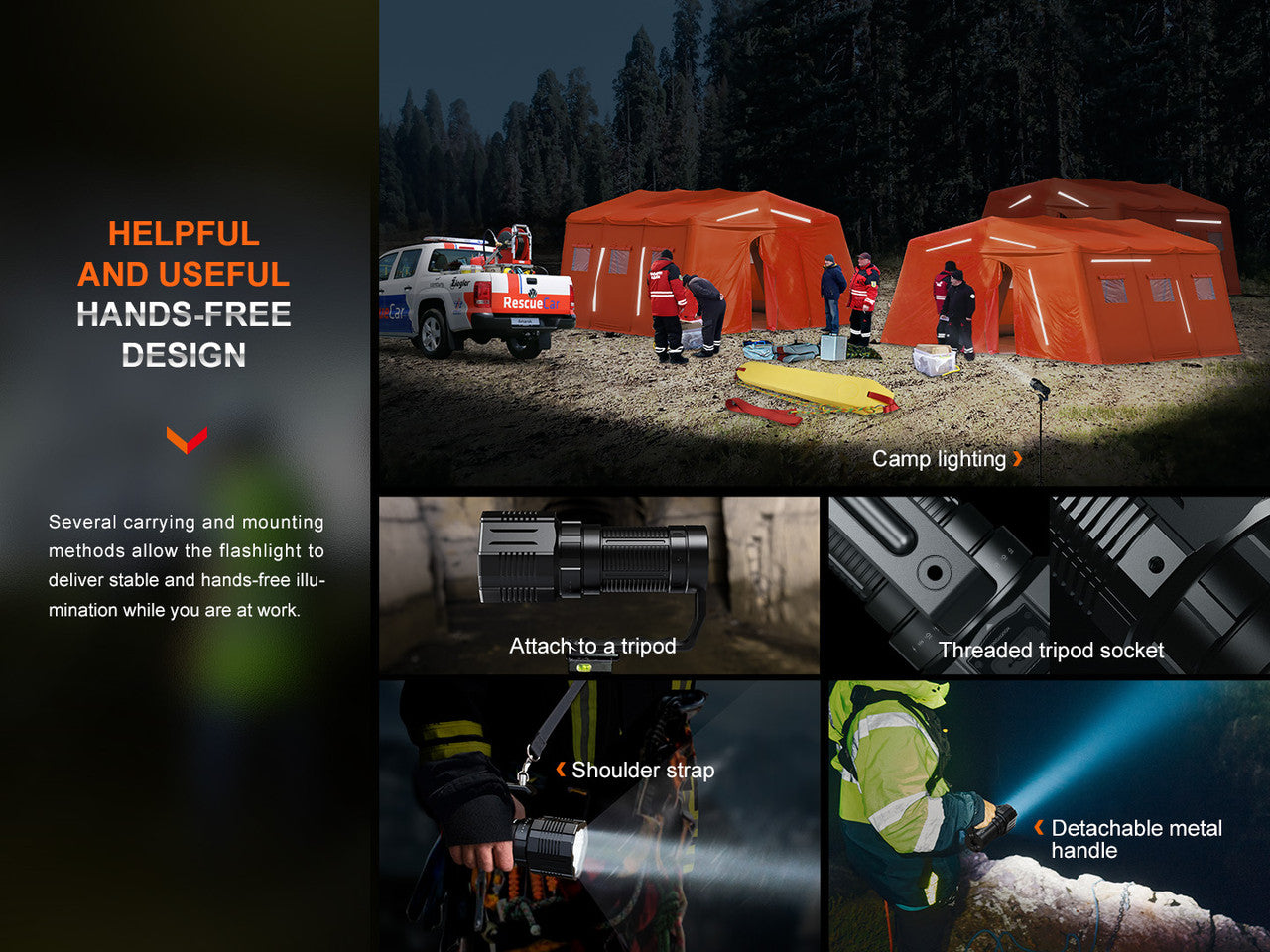 Fenix LR60R Long Range Flashlight