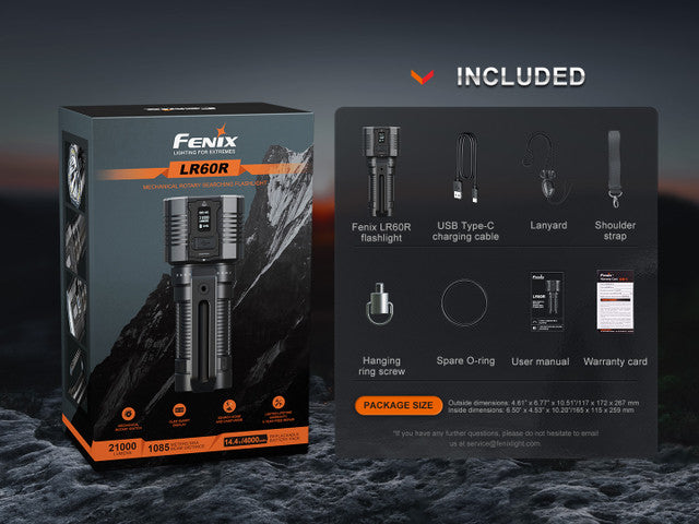 Fenix LR60R Long Range Flashlight