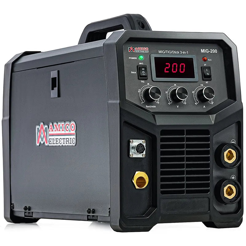 200-Amp MIG/MAG/Flux-cored/Lift-TIG/Stick Arc Welder