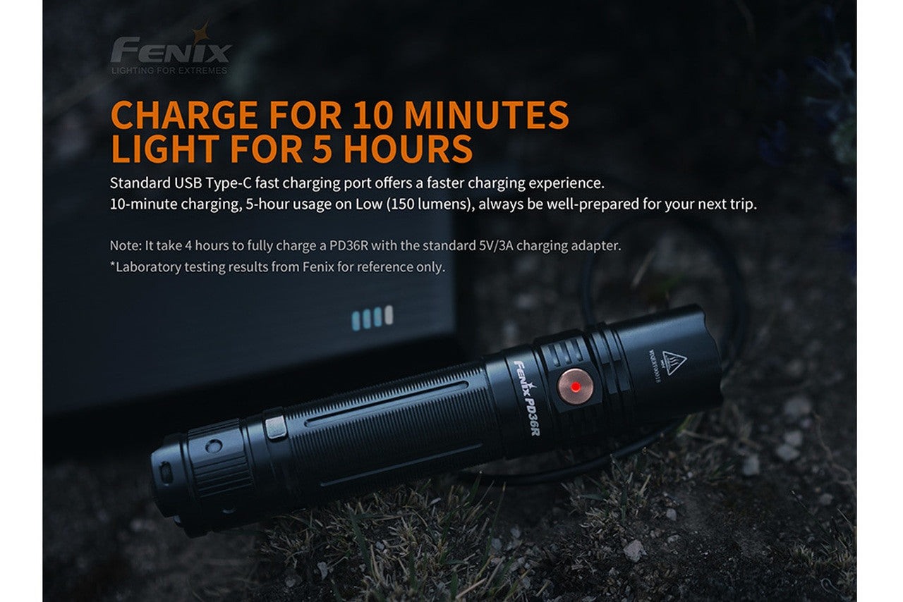 Fenix PD36R Rechargeable All-Purpose Flashlight - 1600 Lumens