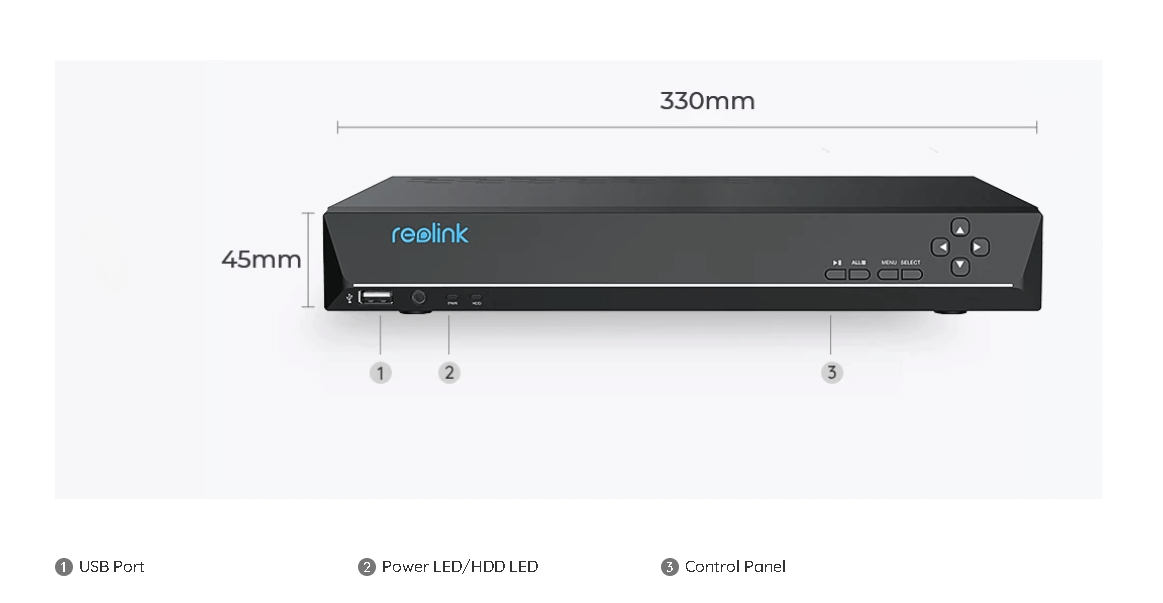 Reolink 4K IK10 PoE Security System with 24/7 Recording & Smart Detection