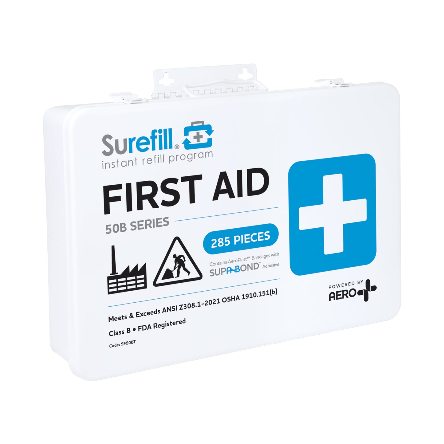 Surefill® 50B Series ANSI B First Aid Kit – Metal Case
