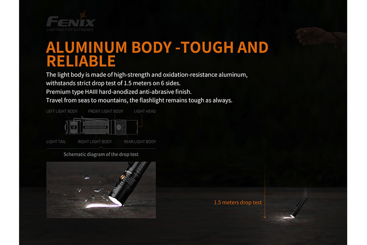 Fenix PD36R Rechargeable All-Purpose Flashlight - 1600 Lumens