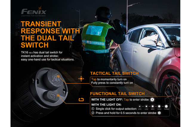 Fenix TK16 V2 Tactical Flashlight - 3100 Lumens