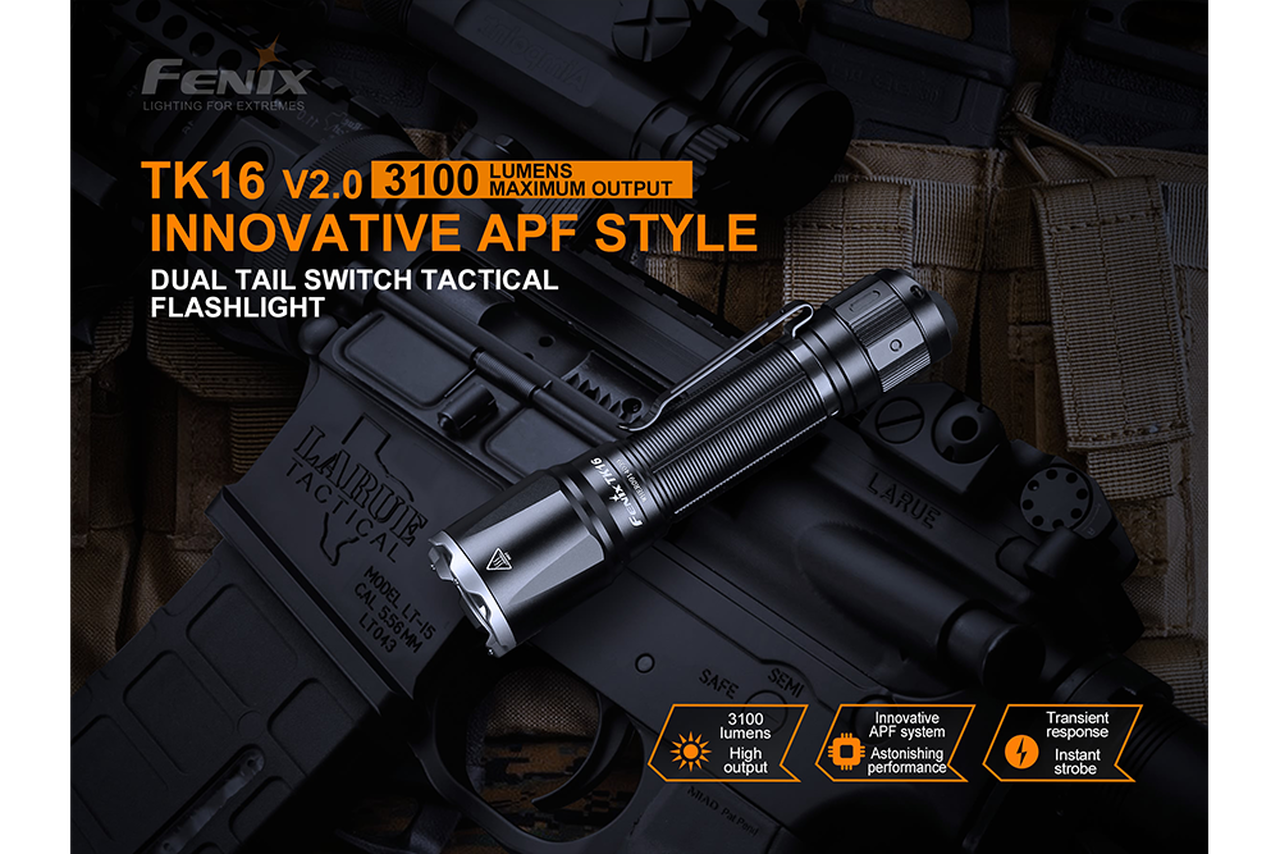 Fenix TK16 V2 Tactical Flashlight - 3100 Lumens