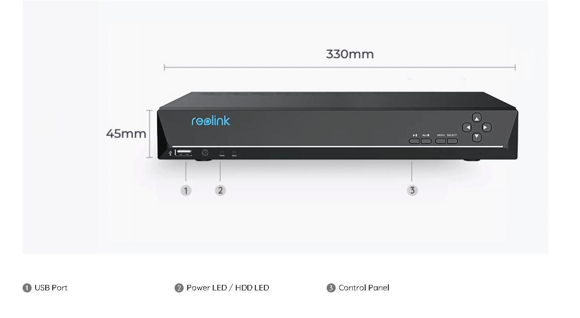 Reolink Smart 4K PoE Camera System with 5X Optical Zoom & Spotlights