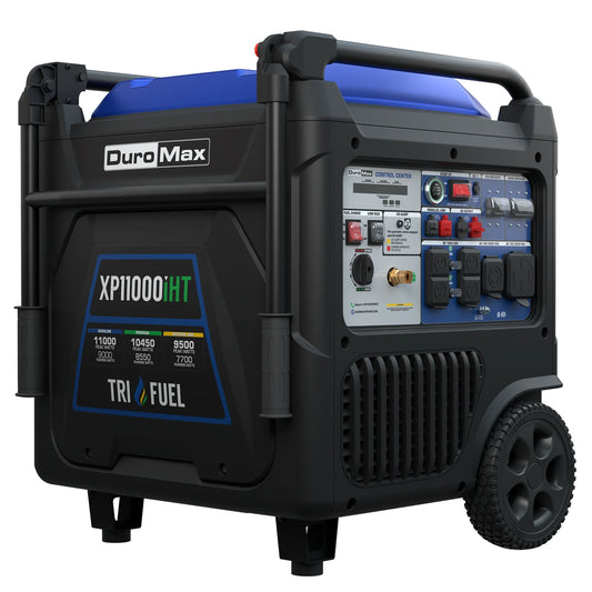 11,000 Watt Portable Tri Fuel Inverter Generator - Quiet, Low THD