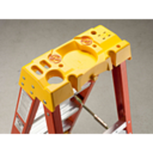 Fiberglass Step Ladder 8 Step 300 Lb. Capacity Orange