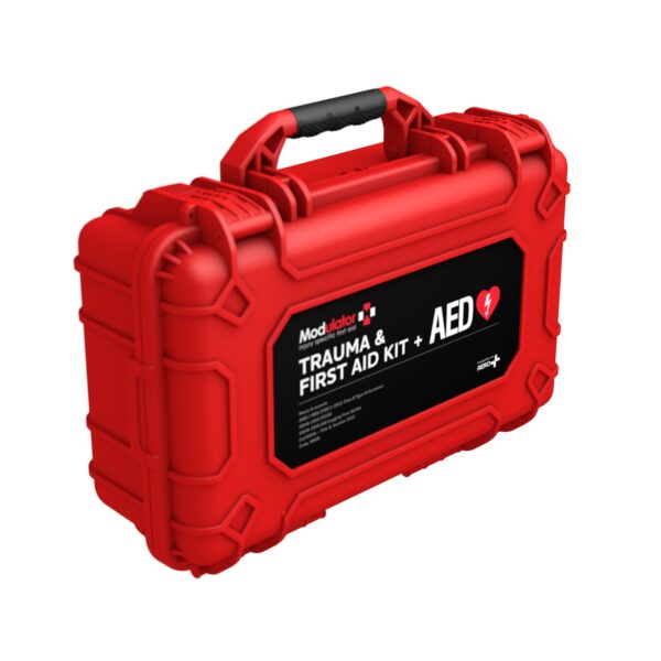 Modulator Trauma Kit with Heartsine 450P & Bleed Control – XL Rugged Hard Case
