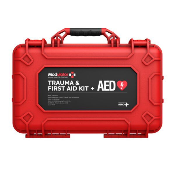 Modulator Trauma Kit with Heartsine 450P & Bleed Control – XL Rugged Hard Case