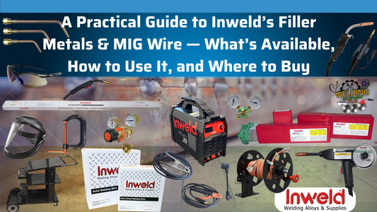 A Practical Guide to Inweld’s Filler Metals & MIG Wire — What’s Available, How to Use It, and Where to Buy