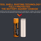 3400mAh Rechargeable 18650 Battery With Micro-Usb port